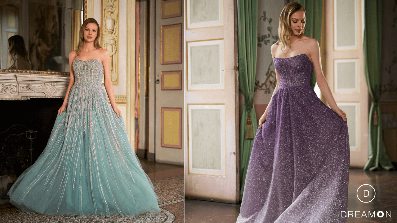 Secretos para lucir esbelta y elegante: Modelos de vestidos de noche adelgazantes 2025