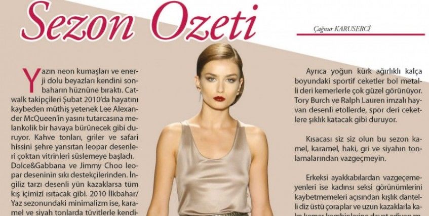 Çağnur KARUSERCİ | Sezon Özeti