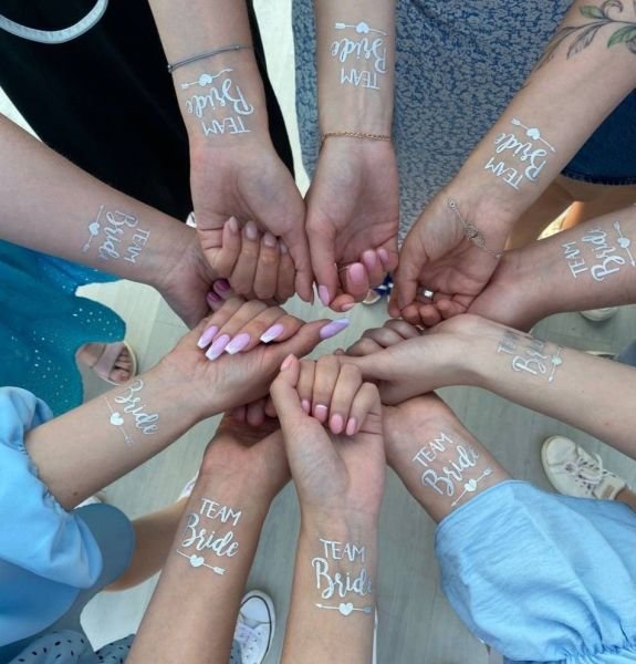 Bride, Bride Team Geçici Dövme Setleri